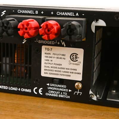 Electro-Voice (EV) TG-7 Tour-Grade Stereo Power Amplifier CG01YCN image 10