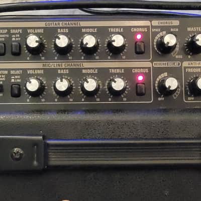 Roland AC-60 Acoustic Chorus 2-Channel 60-Watt 2x6.5" Acoustic Guitar Combo 2003 - Present - Black image 3