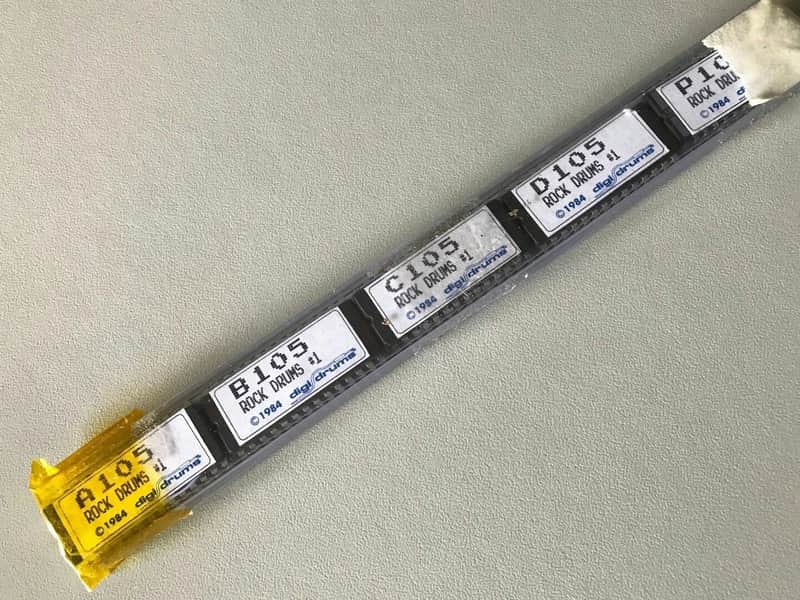 EMU Drumulator Rare Digidrums Rock Kit Eprom Set For 8-Bit Digital Drum Machine Rom image 1