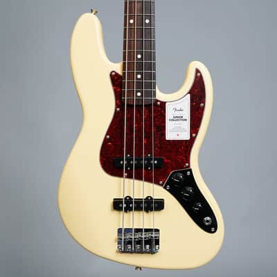 Fender Japan Junior Jazz Bass 30 inch MIJ 2024 - Vintage White image 1
