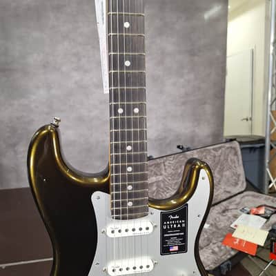 Fender American Ultra II Stratocaster HSS with Ebony Fretboard 2024 - Present - Texas Tea 7.9 pounds image 6