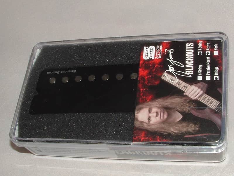 Seymour Duncan Jeff Loomis Blackouts Bridge 7 String Active Mount    New with Warranty image 1