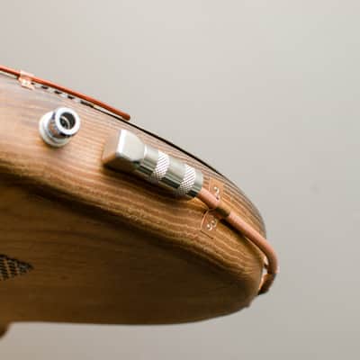 2015 Paoletti Stratospheric Steampunk Wine electric guitar custom handwound strat pickups image 21