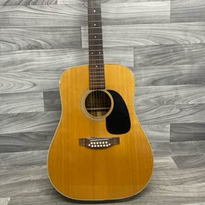 Takamine F-400 12-String Acoustic Guitar Lawsuit Era 1973 Natural image 1