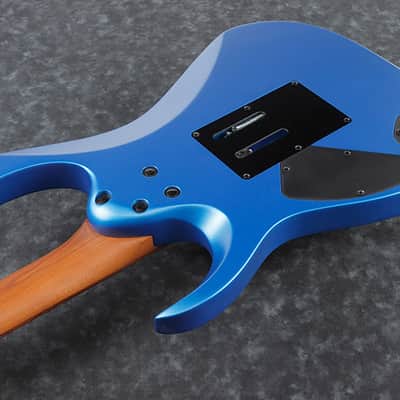 Ibanez RGA42HPT Laser Blue Matte DiMarzio Fusion Edge HH 24F Double Locking image 4
