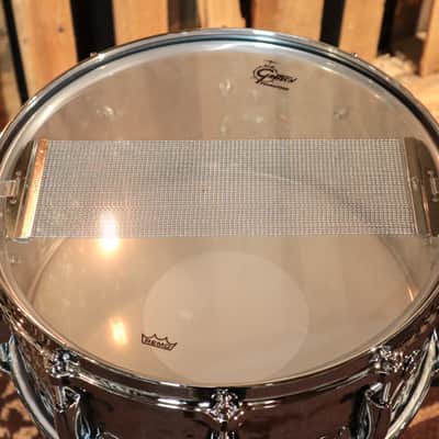 Gretsch 6.5x14 USA Custom Hammered Chrome Over Brass Snare Drum - G4164HB image 5