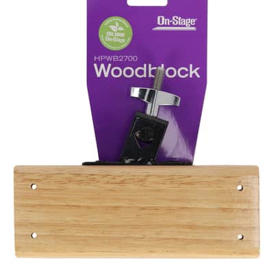 On-Stage HPWB2700 Percussion Rod Mountable Woodblock for live Sound/Studio image 6