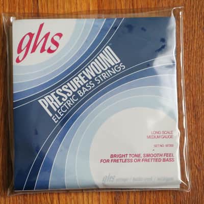 GHS Pressure-wound bass strings - Medium gauge image 1