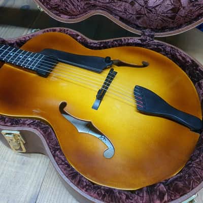 2006 American Archtop Dale Unger American Collector Spruce Maple Hollow Guitar image 2
