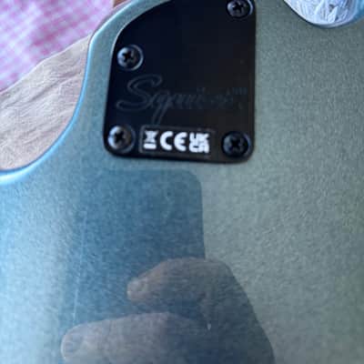 Squier Contemporary Active Jazz Bass V HH - Gunmetal Metallic image 11