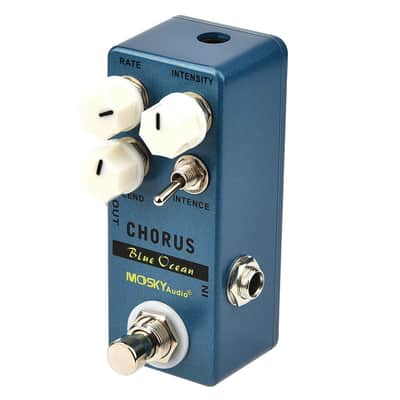 MOSKY Blue Ocean Guitar Chorus Effect Pedal True Bypass Full Metal Shell image 3