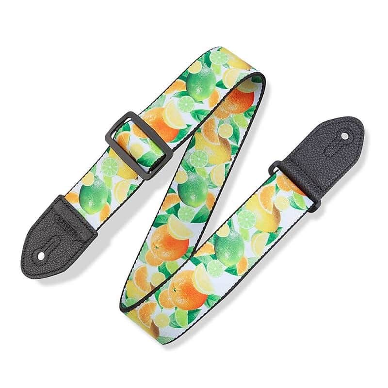Levy's MP2FS 2" Fruit Salad Polyester Guitar Strap image 4