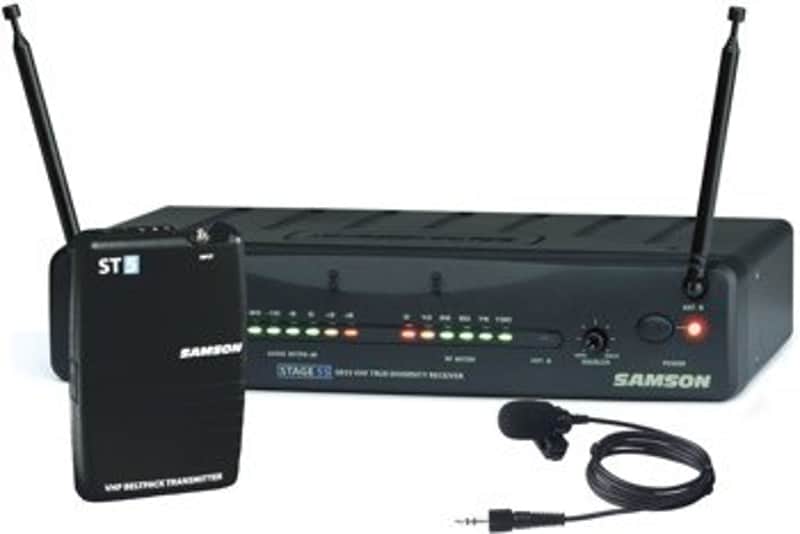 Samson Stage 55 VHF TD Lavalier Wireless System - Channel 00 image 1