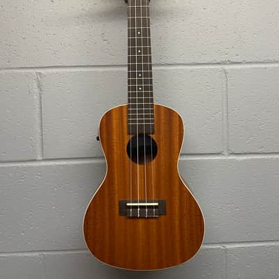 Kala KA-CE Mahogany Series Concert Ukulele with EQ and Gigbag - Satin Natural image 1