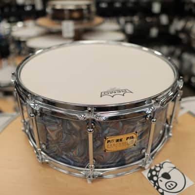 Pork Pie 6.5x14" Maple Snare Drum w/ Tube Lugs (Abalone Pearl) image 2