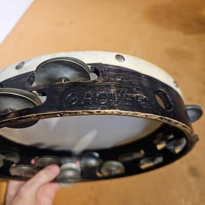Grover 10" Double Row Tambourine w/ Silver Jingles - Carry Case & Wax image 3