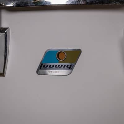 1980s Ludwig White Cortex Drum Set 14x24 13x14 16x18 image 6