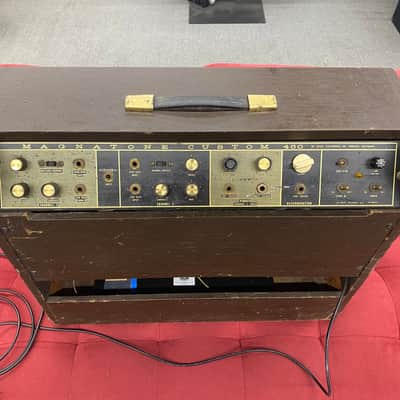 Magnatone Custom 460 2x12 + (2) 5x7 Tube Combo Amp 1962 - Fully Serviced image 4