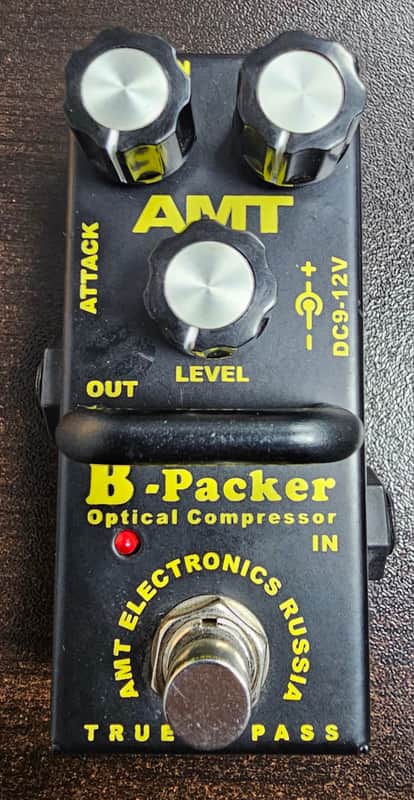 AMT Electronics BC-1 Bass Crunch Guitar Preamp 2010s - Black image 1