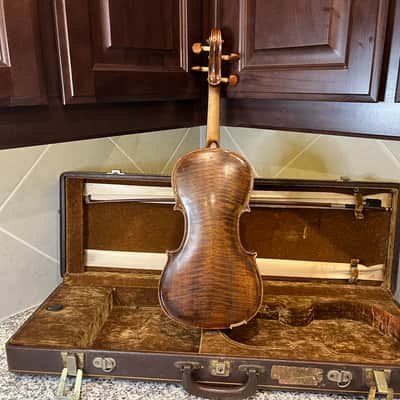 *Video demo* Flamed Fiddle Vintage c. 1880-1910 -Full size 4/4 image 3