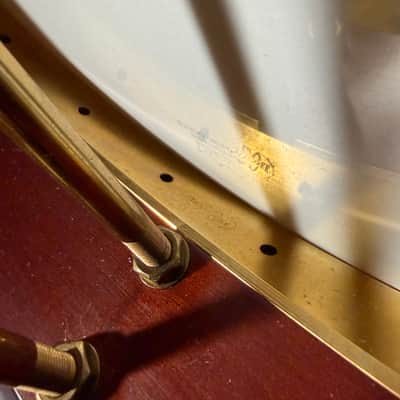 Recording King USA Greg Rich Prototype Five String Banjo Gold Plated Engraved 1997 - Cheery Sunburst Maple image 8