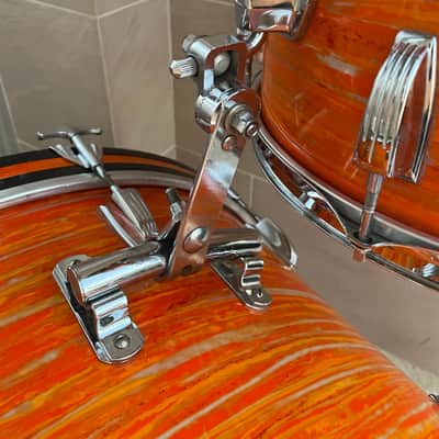 Ludwig Deluxe Classic 1970 - Mod Orange image 7