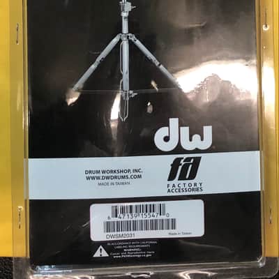 DW DWSM2031 Puppy Bone w/ Short Cymbal Arm - Chrome & Black image 3