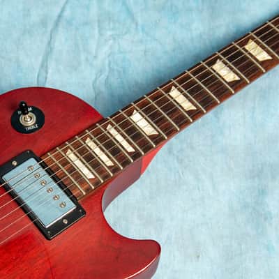 USED Gibson Les Paul LPJ Satin Cherry 2013 Electric Guitar w/OHSC image 4