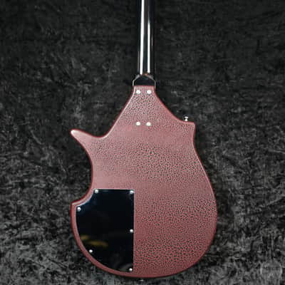 Jerry Jones Master Electric Sitar from the early 90s in Crackle Red/Black with Hardcase image 7