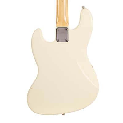 1986 Fender MIJ Jazz Bass Olympic White image 6