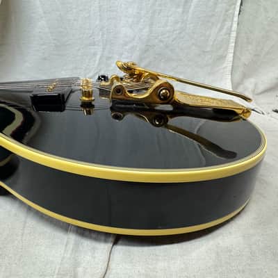 Gibson Custom 1954 '54 Les Paul Custom Staple Pickup Reissue Guitar with Bigsby + Case - Black Beauty image 19