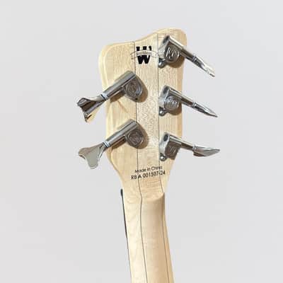 Warwick RockBass Corvette Basic 5 String Electric Bass Guitar - Natural image 7