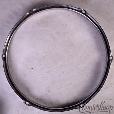 Ludwig 13" 6-Lug Tom Drum Batter/Resonant Rim/Hoop Steel Classic Vintage 60s-70s image 5