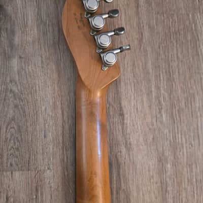 Big River “Moses” T-Style • Aged Fiesta Red Nitro • Roasted Maple/Rosewood Neck • A5 Vintage Style P/U’s image 17
