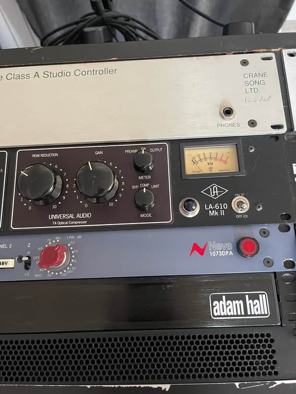 Universal Audio LA-610 MkII Tube Channel Strip 2008 - Present - Black image 1