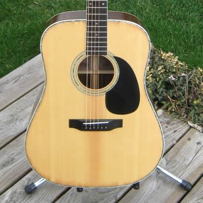 Vintage Japan Made Crown City Imports Dreadnought Acoustic Guitar From The 1970's image 1