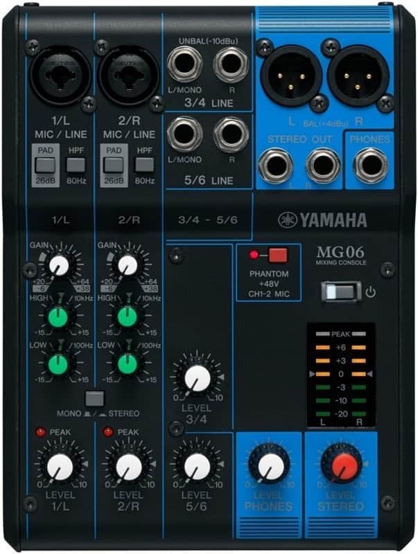 YAMAHA 6-Input Stereo Mixer image 1