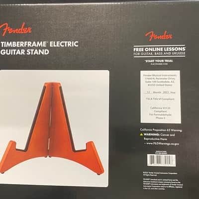 Fender Timberframe Electric Guitar Stand 2010s - Natural image 2