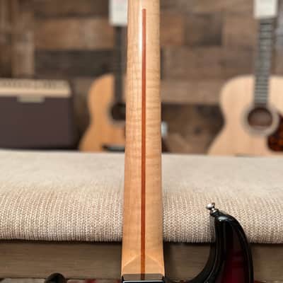 Robin Tonemonger Standard Trem 2007 w/ Hard Case - Rio Grande Pickups, Ash Body, Stainless Steel Frets, 3-Tone Sunset, Made in USA image 7