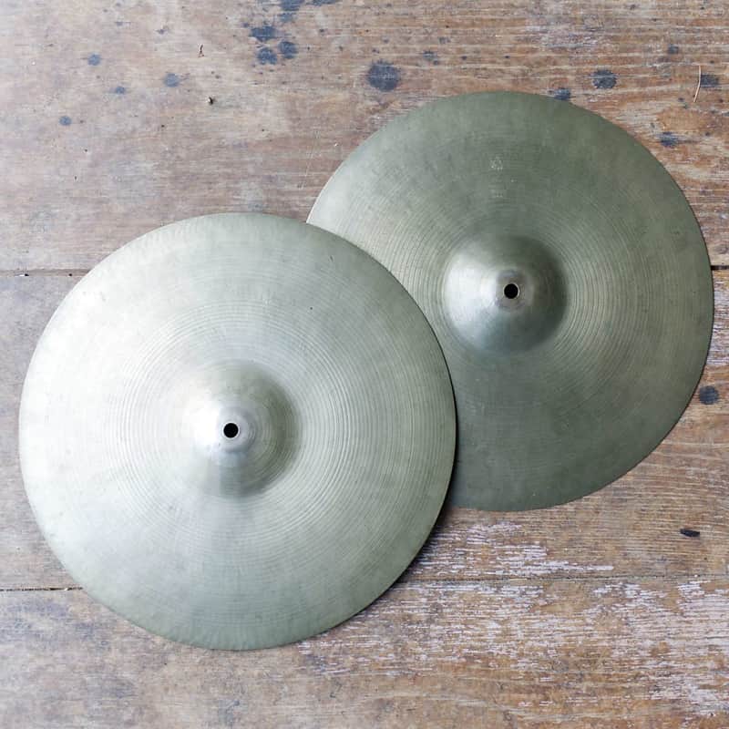 K. Zildjian 14" New Stamp Hi-Hat Cymbals (Pair) 1967 - 1977 image 1