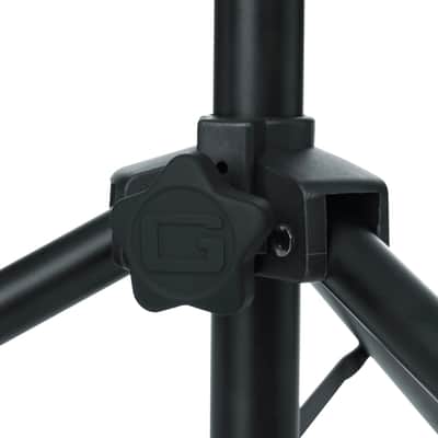 Gator Frameworks Lightweight and Compact Mini Tripod Speaker Stand Set with Nylon Carry Bag (GFWSPK0250SET),Black image 7
