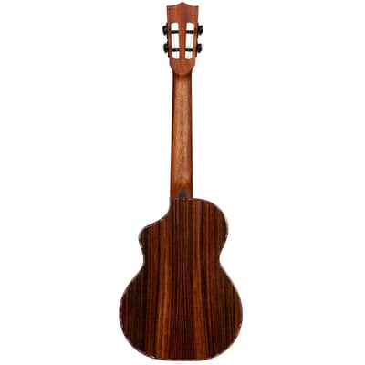 Kala Brand Contour Deluxe Solid Spruce & Rosewood Tenor Ukulele image 5