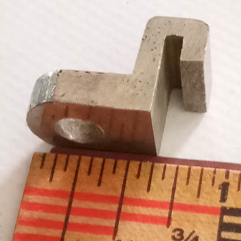 Early American Solid Brass Tension T-Rod Clip Nickel Rim Snare Drum Vintage NOB image 1