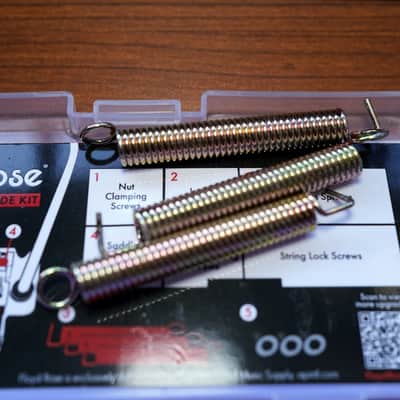 Genuine Floyd Rose Hardware Upgrade Kit Stainless Steel Black image 3