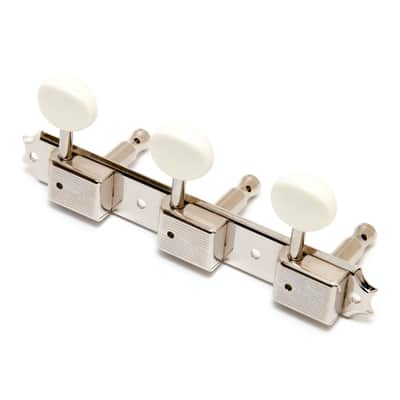 Gotoh Vintage Style 3 on a Plate Tuners (Nickel)