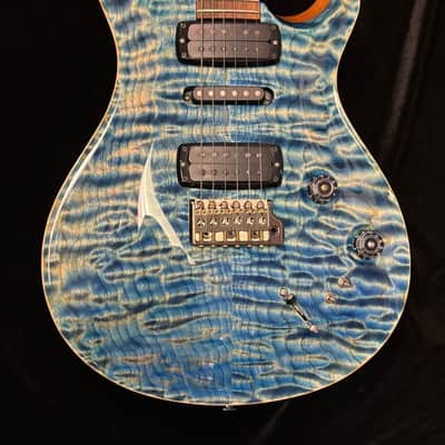 2024 PRS Modern Eagle V Blue Jean Brazilian Rosewood Fret Board Solid Rosewood Neck image 2