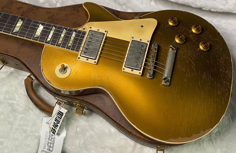 NEW! Gibson Custom Shop '57 Les Paul Gold Top Reissue Ultra Heavy Murphy Lab - Authorized Dealer - 8.8 lbs! - G07284 image 1