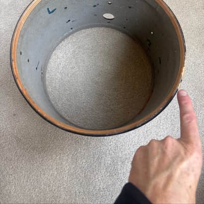 Rogers Vintage Tom Drum Shell Project 13” x 9” 70s image 7