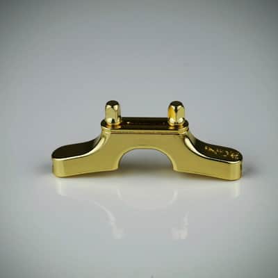 INDe SBM SBMini Snare Strainer and Universal Butt Plate Plate Set - Brass Plated image 3