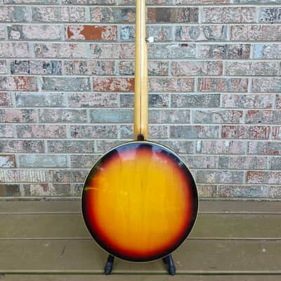 Vintage 1973 Fender Allegro 5-String Resonator Banjo w/ Chipboard Case! image 3